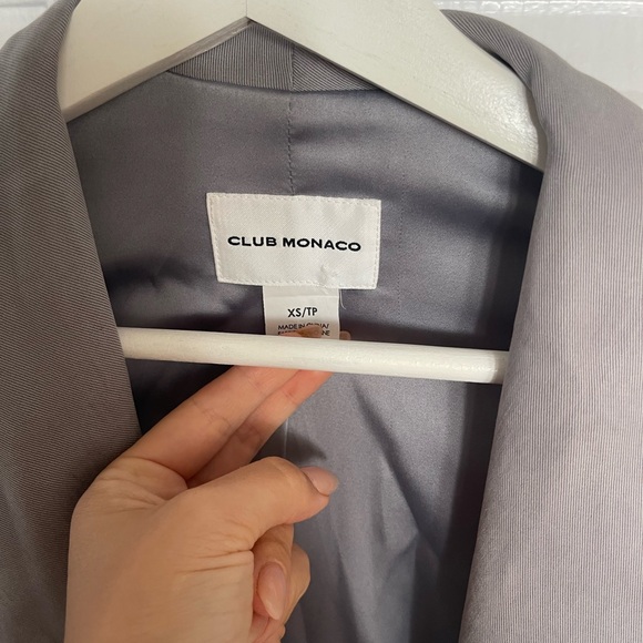 Club Monaco Wrap Trench Coat - Picture 2 of 2